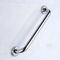 GT.S Grab Bar/Bathroom Grab Rails/Wall Mounted Anti-Slip Safety Support Rail Eiderly,Polished Stainless Steel Assistive Grab Bar,Hand Rail for Disabled,Net Weight: 0.4kg (Size : 53.5cm)
