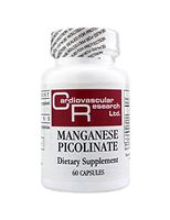 Cardiovascular Research Manganese Picolinate, White, 60 Count