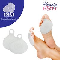 Metatarsal Pads for Woman and Man - Soft Gel Ball of Foot Pads - Bunion, Mortons Neuroma, Callus, Rapid Foot Pain Relief - 2 Forefoot Cushioning Set
