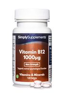 Vitamin B12 1000mcg Tablets Perfect for Vegetarians & Vegans | UK Manufactured