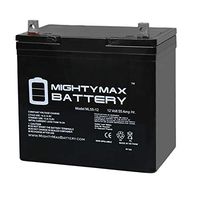 Mighty Max Battery 12V 55Ah Battery Replacement for Quickie P-220, S-646 SE Wheelchair Brand Product