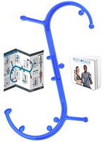 Body Back Buddy Trigger Point Back Massager with Poster, Full Body Muscle Pain Relief, Handheld Massage Stick, Massage Cane (Blue)