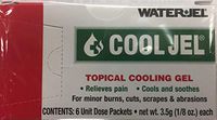 CoolJel Topical Cooling Jel Waterjel 6 Unit Dose Packets 1/8 oz