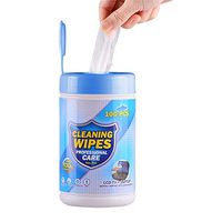 100Pcs Disinfectant Wipes Portable Alcohol Wet Wipes Antiseptic Cleaning Wipes for Tourism Hotel Restaurant Home Office Car