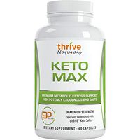 Keto Max - Premium Metabolic Ketosis Support - Maximize Ketogenic Results, Boosts Energy, Reduces Cravings, Helps Supercharge The Fat-Burning Process 60 Capsules (1 Pack)