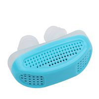 BestBrandS Relieve Snoring Nose Snore Stopping Breathing Apparatus Guard Sleeping Aid Mini Snoring Device Anti Snore Silicone (Blue)