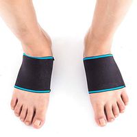 Compression Arch Supports - 2 Plantar Fasciitis Brace Sleeves Support Sleeve. Braces for Foot Care, Heel Spurs, Feet Pain, Flat Arches