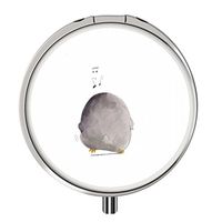 Pill Cases Metal,Custom Round Medecine Case Medecine Bottle Mini Travel Pill Vitamin Decorative Box Case Holder