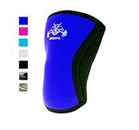 RIMSports Squatting Knee Sleeve 5mm Squatting Pad Knees Support Best Undersleeve for Knee Workout Wrestling Knee Sleeve Premium Knee Sleeve for Men and Women Blue L [ 1 Sleeve ]