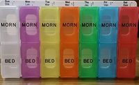 PT-117 Large Weekly Morn/Bed Pill Planner