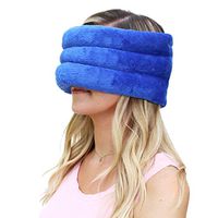 Huggaroo Migraine Hat - Heated Eye Mask - Microwavable Heating Pad for Sinus Relief - Hot/Cold Headache Wrap for Sinus Headache Relief, Migraine Relief, Tension Headache Relief