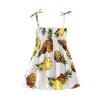 Putars Baby Clothing Summer Travel Beach Casual Sling Floral Print Dress Girls