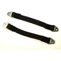 Hot Racing SLS90T1111 Suspension Travel Limit Straps 90mm (Gunmetal)(2)