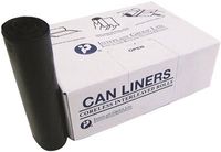 Inteplast Group SL3036MDK 30 x 36 in. Medium Grade Low Density Can Liner44; Black - 25 per Pack44; Pack of 10