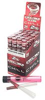 Cyclones Red Chill Flavored Pre Rolled Cones Clear (24 Packs/Full Box) with Rolling Paper Depot Kewl Tube