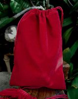 tkcathyschaos 6 Red Velour Gift Bags 5 x 7 Drawstring Pouches Christmas Holiday Money Sack