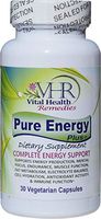 VHR PURE ENERGY PLUS+ Supports Energy Production, Mental Focus, Endurance, Muscle Function, Fat Metabolism, Electrolyte Balance, Cell Hydration, Antioxidant Activity & Immune Function. 30 Vegetarian C