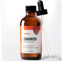 Cedarwood Essential Oil 4 OZ - For Hair Growth, Healthy Skin, Closets, Insects and Relaxing Sleep - 100% Pure & Natural Cedar Wood, Undiluted & Unfiltered, Premium Quality With Glass Dropper