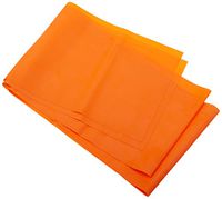 Rolyan Energizing Exercise Band Dispenser Box, Set of 30 5ft Orange Light Bands, Latex