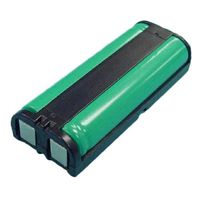 Panasonic KX-TGA670B Cordless Phone Battery Ni-MH, 2.4 Volt, 830 mAh - Ultra Hi-Capacity - Replacement for PANASONIC HHR-P105 Rechargeable Battery