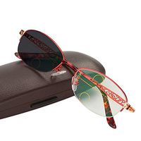 ElectroOptix UV Protection Reading Glasses, Seniors HD Reading Anti-Fatigue Intelligent Color Change Multi-Focus Ultra-Light Reading Glasses, Women's Portable Glasses