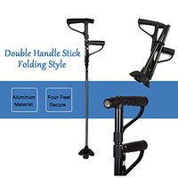 TXDWYF Walking Stick with Small 4 Leg Base