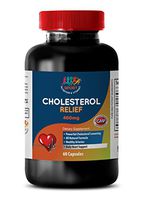 Blood Pressure Herbal Supplement - Cholesterol Relief Formula - Cholesterol Blocker - 1 Bottle (60 Capsules)