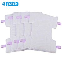 4 Pack Micro-Fiber Pads for Shark Dust-Away Advanced Fits Shark Rocket, Rotator, Navigator Lift-Away Pro Vacuum, Ultra Light Stick Vacuum, Hv300 Series