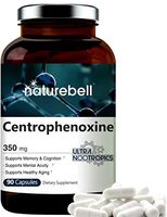 NatureBell Ultra Centrophenoxine 350 mg, 90 Capsules, Strongly Supports Cognitive Health, Mental Clarity, Memory and Focus, Non-GMO and Made in USA