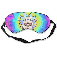 Rick Morty Sleeping Eye Mask for Women Man Kid Girls -Hypoallergenic,Best Light Blackout - Adjustable Night Blinder Blindfold - Great for Travel, Shift Work & Meditation