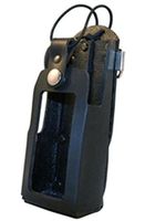 Boston Leather Radio Holder With D Rings For - 5480RC-1