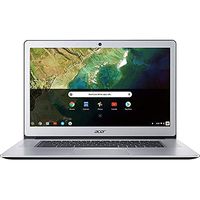 Acer 15.6in FHD(1920x1080) IPS Touchscreen Aluminum Chromebook- Intel Celeron N3350 Processor, 4GB LPDDR4 RAM, 32GB SSD, WiFi, Bluetooth, Chrome OS-(Renewed) (Silver+N3350)