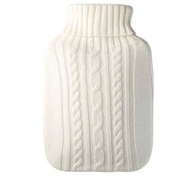 YUN Small Knit Jacket Filled with Water Heating Bag Thick Water Bag Hand Warmers (Color : White)