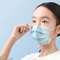 WEWE Disposable Teens Anti Pollution Cover,Medium Breathing Protection Cover Safety Protective Cover for Dust Protection,Facial Protective Cover for Students 50pcs