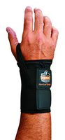 Ergodyne ProFlex 4010 Double-Strap Left Wrist Support, Black, Medium