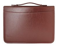 Natico Executive Ring Binder Portfolio, Brown (60-PF-46) by Natico