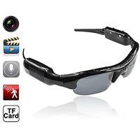 fibgihc Video Sunglasses,Mini HD Glasses Digital Outdoor Sports Action Camera Unisex Sport Sunglasses