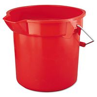 Rubbermaid 2614RED BRUTE Round Utility Pail, 14qt, Red