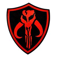 Mandalorian Bantha Skull - 4x3 inch Laptop Phone Sticker