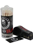 RAW Organic 1 1/4 Pure Pre-Rolled Cones with Filter (80 Pack + Cone Filler)