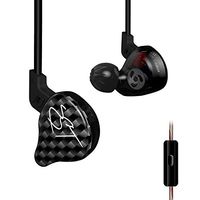 KZ ZST Dynamic Hybrid Dual Driver in Ear Earphones (Black with Mic)