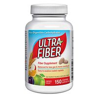 Ultra-Fiber Balanced Fiber Supplement, Balanced for Less Gas & More Comfort, No Digestible Carbohydrates, 150 Ct
