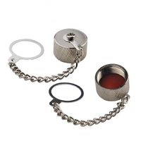 2x Dust Cap Protective Cover for N Jack Female Antenna Coax Connector Adapter