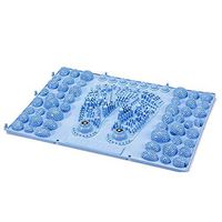 N.NIU Foot Reflexology, Foot Type Magnetite Massage Pad Foot Massager, Woman Special Finger Pressing Board Mat Child to Refer The Pressure Plate Super Pain,Blue