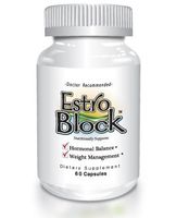 Estroblock - 60 Capsules, DIM and Indole 3-Carbinol for Natural Hormonal Hormone Balance, Acne - Anti Toxic Estrogen Aromatase Inhibitor Blocker. Soy-Free, Dairy-Free, Non-GMO