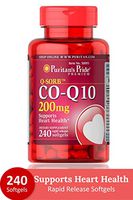 Puritan's Pride CoQ10 200mg, Supports Hearth Health, 240 Rapid Release Softgels