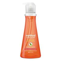 Method 01404 Dish Soap, Honeycrisp Apple, 18 oz Pump Bottle, 6/Carton