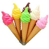 ADIASEN 5-pieces Novelty Ice Cream Design Ballpoint Pen For School Office Supplies Student Color Random