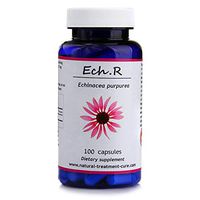 Hekma Center Pure Echinacea Purpurea Root - Great Immune Support - 370 mg Echinacea purpurea -100 Veggie Capsules