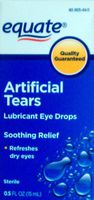 Equate: Sterile Artificial Tears Lubricant Eye Drops, .5 fl oz